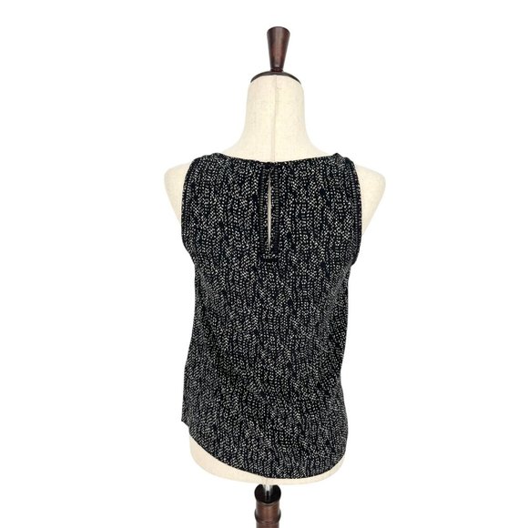 Greylin Keyhole Silk Sleeveless Blouse | Extra Small - Picture 3 of 8